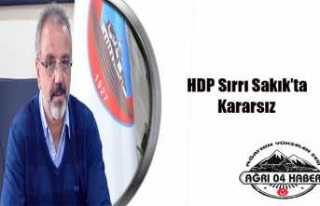 HDP Cephesi Ağrı İçin Sakık’ta Kararsız