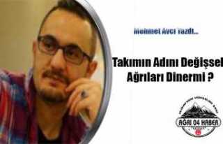 Takımın Adını Değişsek Ağrıları Diner mi?