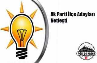 Ak Parti İlçe Adayları Kesinleşti