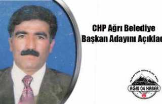 CHP Ağrı Belediye Başkan Adayını Açıkladı