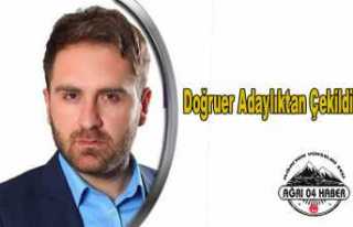 Doğruer Adaylıktan Çekildiğini Açıkladı