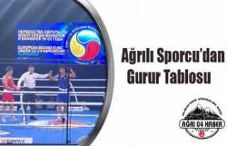 Ağrılı Sporcudan Gurur Tablosu