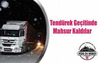 Tendürek Geçitinde Mahsur Kaldılar