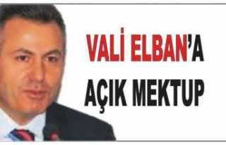 Ağrı Valisi Elban'a Açık Mektup