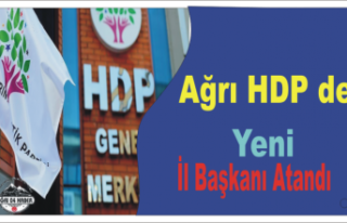 Hdp Ağrı'ya İl Başkanı Atadı