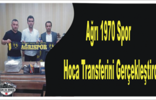 Ağrı Spor Hocası İle Anlaştı