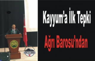 Ağrı Barosu ''B.Başkanları Derhal İade...