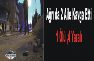 Ağrı da Çocukların Kavgasına Büyükler Karıştı,1...