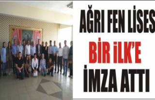 Ağrı Fen Lisesi Başarıyı Ödüllendirdi