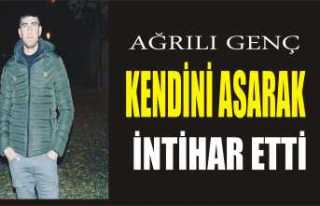 Ağrılı Genç İntihar Etti