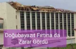 Doğubayazıt da Fırtına Etkili Oldu