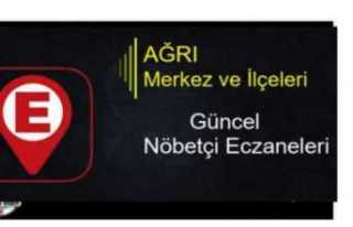 Ağrı Nöbetçi Eczane (27 Haziran 2020 )