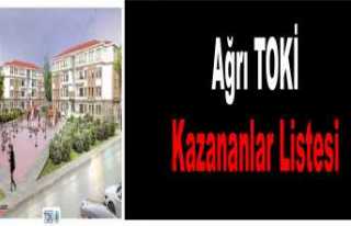 Ağrı Toki Kura Sonuçları