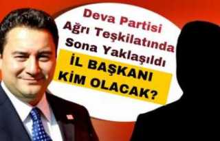 Deva Partisi Ağrı Teşkilatı İçin Sona Yaklaşıldı