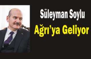 İçişleri Bakanı Süleyman Soylu Ağrı'ya...