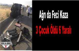 Ağrı da Feci Kaza 3 Ölü