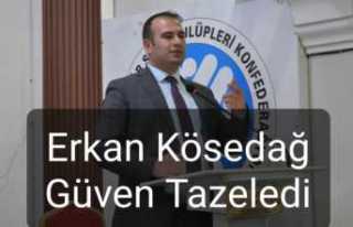 Erkan Kösedağ Yeniden Başkan Seçildi