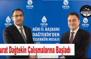 Murat Dağtekin Teşekkürle Başladı