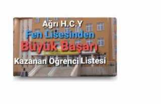 Ağrı Fen Lisesinden Büyük Başarı