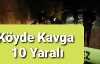 Ağrı da Köylüler Kavga Etti 10 Yaralı