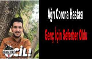 Ağrı Corona Hastası Genç İçin Seferber Oldu