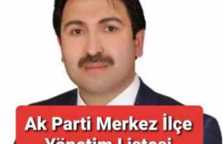 Ağrı Ak Parti Merkez İlçe Yönetim Kurulu Listesi