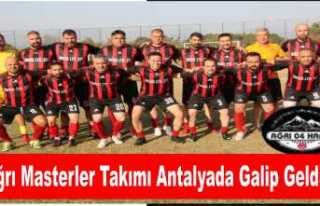 Ağrı Takımı İlk Maçında Galip Geldi