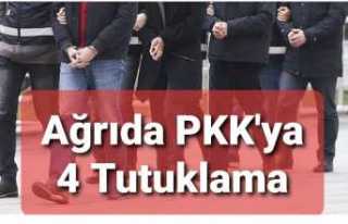 Ağrıda Gözaltına Alınan 4 Pkklıdan 3 ü Tututklandı