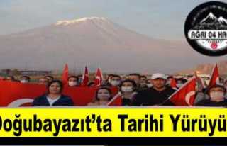 Doğubayazıt'ta Tarihi Yürüyüş