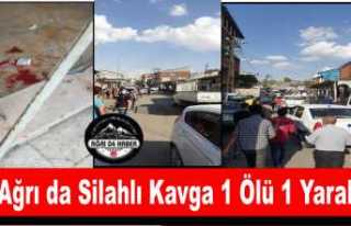 Patnos'ta Silahlı Kavga 1 Ölü,1 Yaralı
