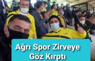 Ağrı Spor Gözünü Zirveye Dikti