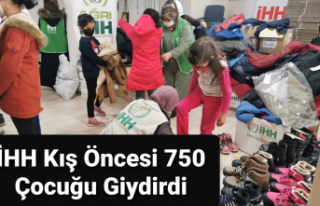 AĞRI İHH’DAN 750 ÇOCUĞA KIŞLIK GİYİM YARDIMI