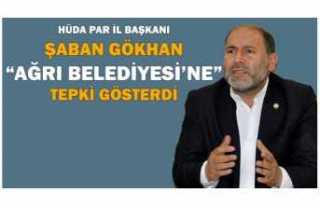 Başkan Şaban Gökhan'dan Ağrı Belediyesine...