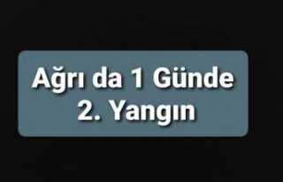 Ağrı da Bir Gecede 2. Yangın