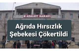 Ağrı da Hırsızlık Çetesi Çökertildi