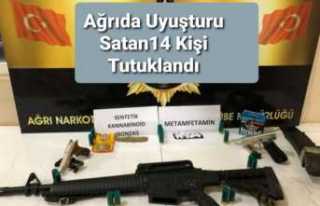 Ağrı da Torbacı Operasyonu "14 Tutuklama"