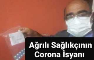 Ağrılı Sağlıkçı'nın Covid-19 Tepkisi...