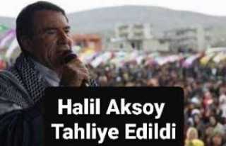 Halil Aksoy Tahliye Edildi