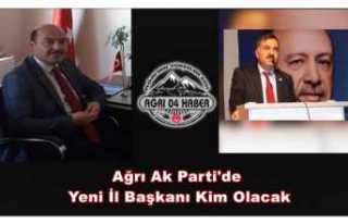 Ağrı Ak Parti İl Başkanlığı İçin 18 İsim...