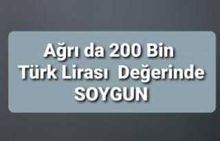 Ağrı da  Büyük Soygun