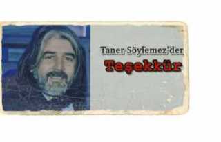 Taner Söylemez'den Teşekkür Mesajı