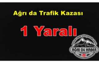 Ağrı da Kaza Bir Yaralı