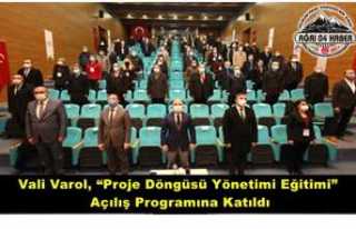 Vali Varol, “Proje Döngüsü Yönetimi Eğitimi”...