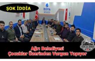 DEVA Partisinden Ağrı Belediyesine ''Vurgun''...