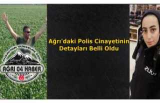 Ağrı'da Polis Cinayetinin Detayları Belli...