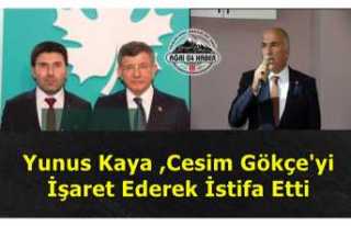 Gelecek Partisi Ağrı İl Başkanı Yunus Kaya İstifa...