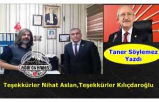 Teşekkürler Nihat Aslan,Teşekkürler Kılıçdaroğlu