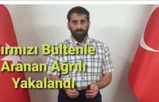 Kırmızı Bültenle Aranan Ağrılı Yakalandı