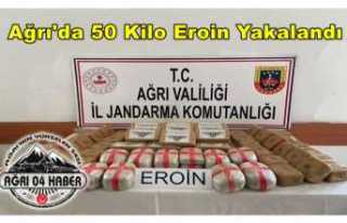 Ağrı'da 50 Kilo Eroin Yakalandı