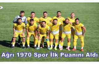 Ağrı 1970 Spor Puanla Tanıştı